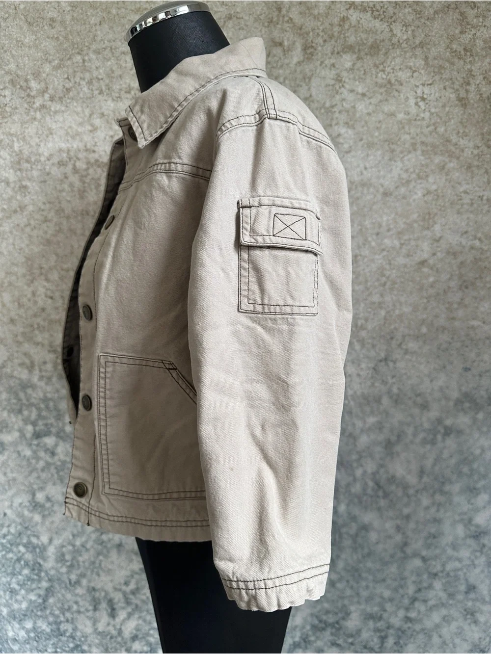 Gymboree BeigeBoys Canvas Jean Jacket